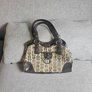 Etienne aigner monogram shoulder bag